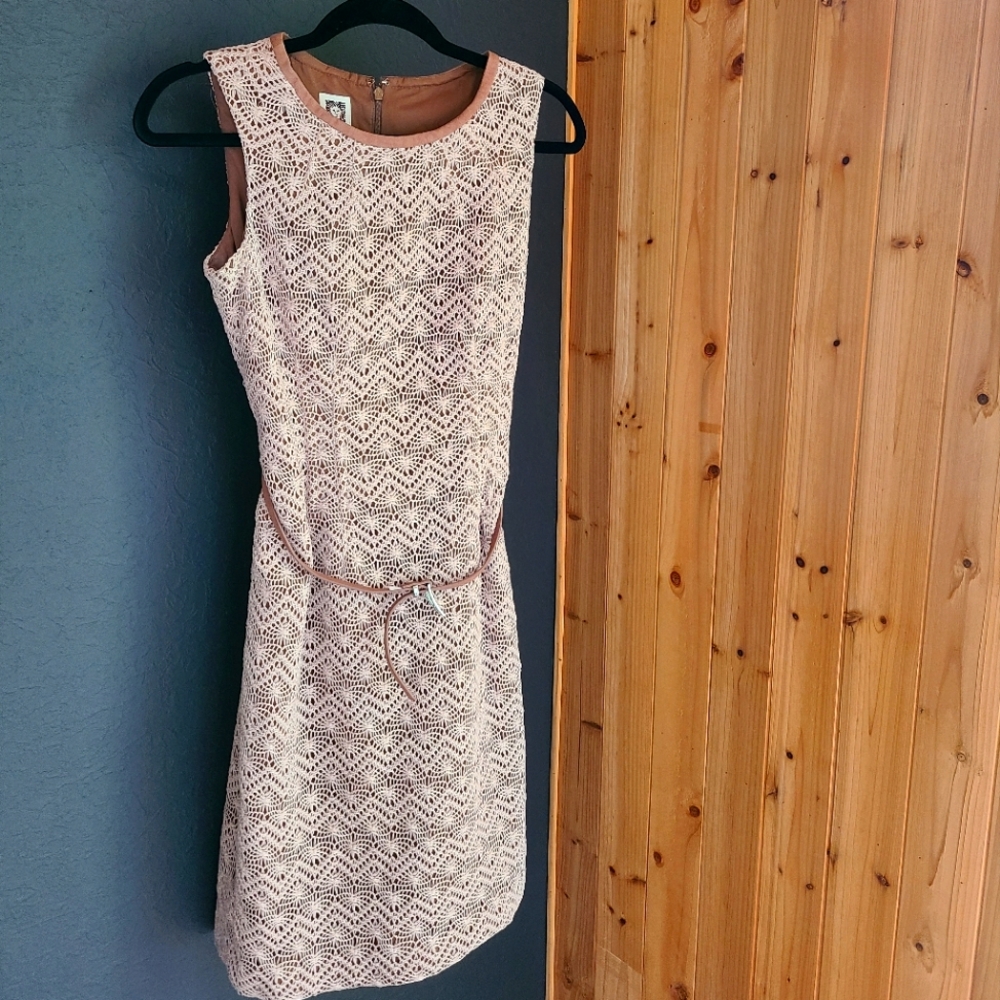 Anne Klein Belted Sheath Dress